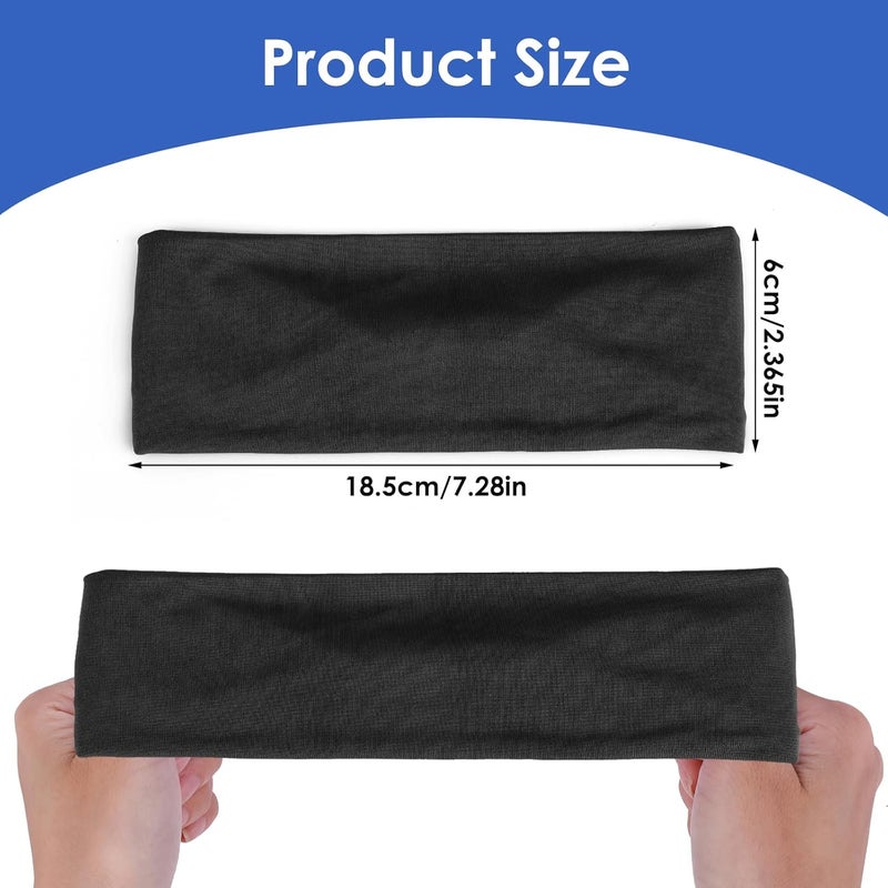Dimeho 3 Pcs Kids Sports Headbands Boys Girls Athletic Elastic Sweatbands Children Soft Moisture Wicking Hairband Absorbing Sweat Band for Football Basketball Running Tennis - Image 4